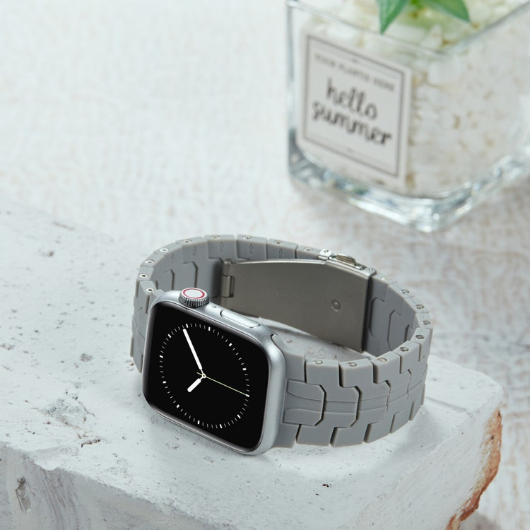 Super Agreeable Apple Smartwatch Silicone Universel Strap - Silver#serie_2