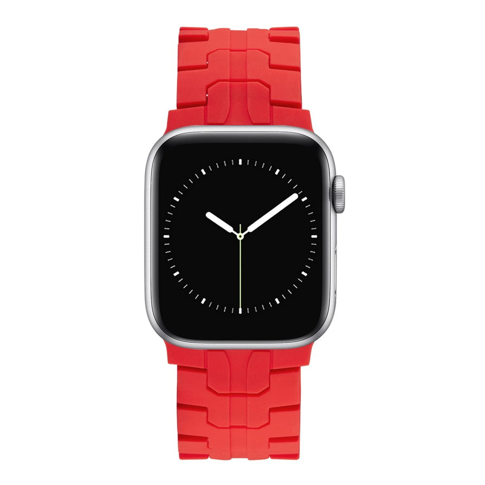 Super Agreeable Apple Smartwatch Silicone Universel Strap - Red#serie_3