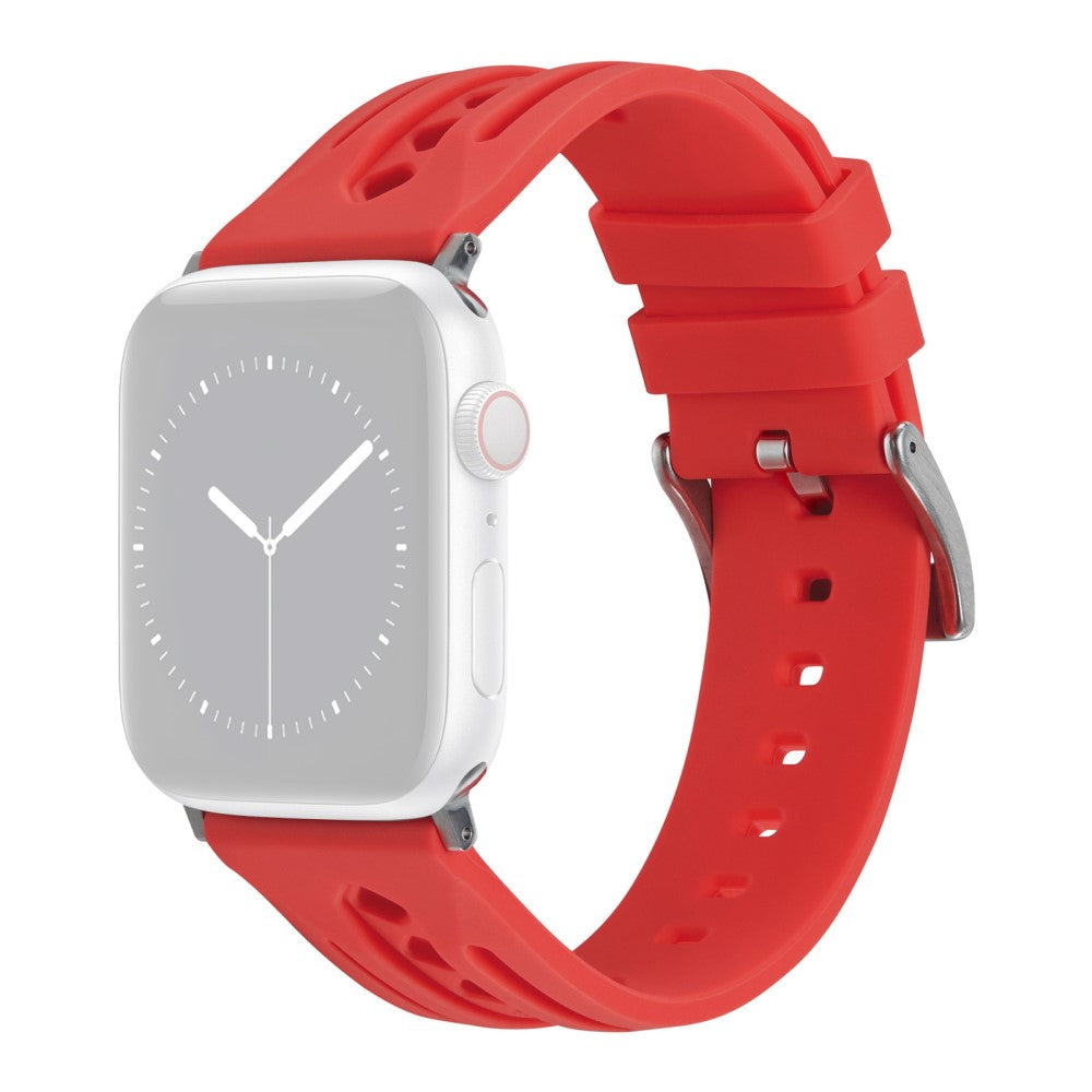 Durable Apple Smartwatch Silicone Universel Strap - Red#serie_11