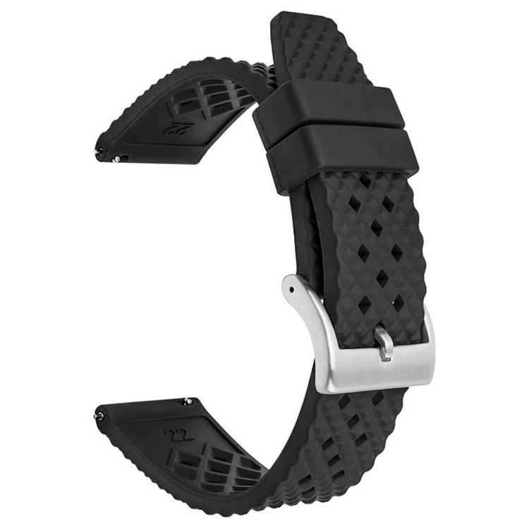 Brilliant Smartwatch Silicone Universel Strap - Black#serie_1