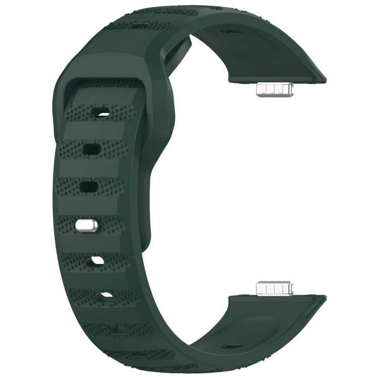 Incredibly Durable Huawei Watch Fit 3 Silicone Strap - Green#serie_8