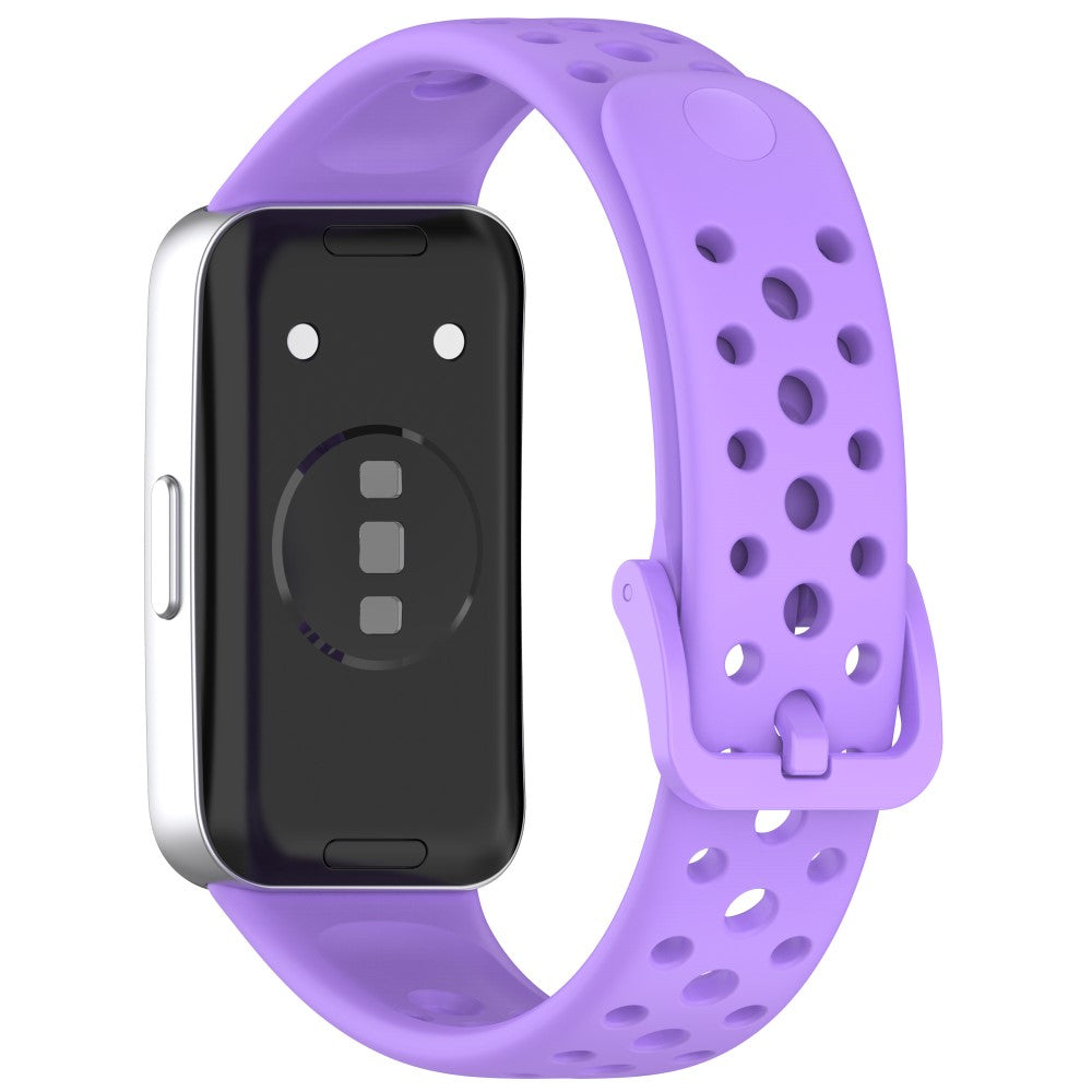 Huawei band 9 / 9 NFC / 8 / 8 NFC Breathable Holes Replacement bandsilicone Watch Strap - Purple#serie_16