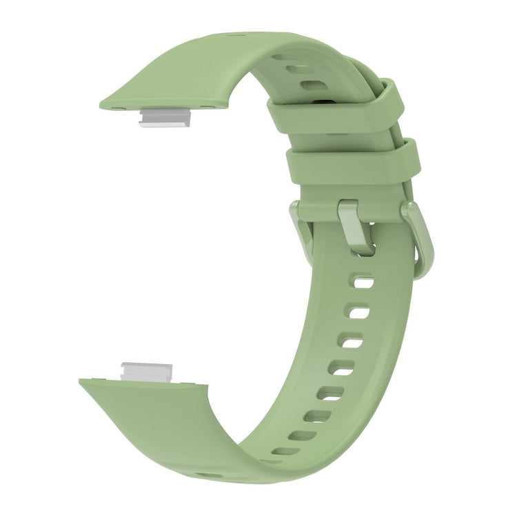 Huawei Watch Fit 3 Silicone Watch band Adjustable Strap Replacement - Green#serie_8