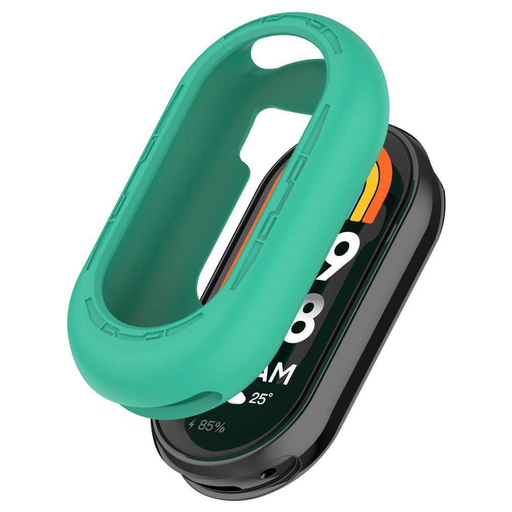 Xiaomi Mi Band 9 / 9 NFC Silicone Watch Case Anti-collision Protection Frame - Teal#serie_11