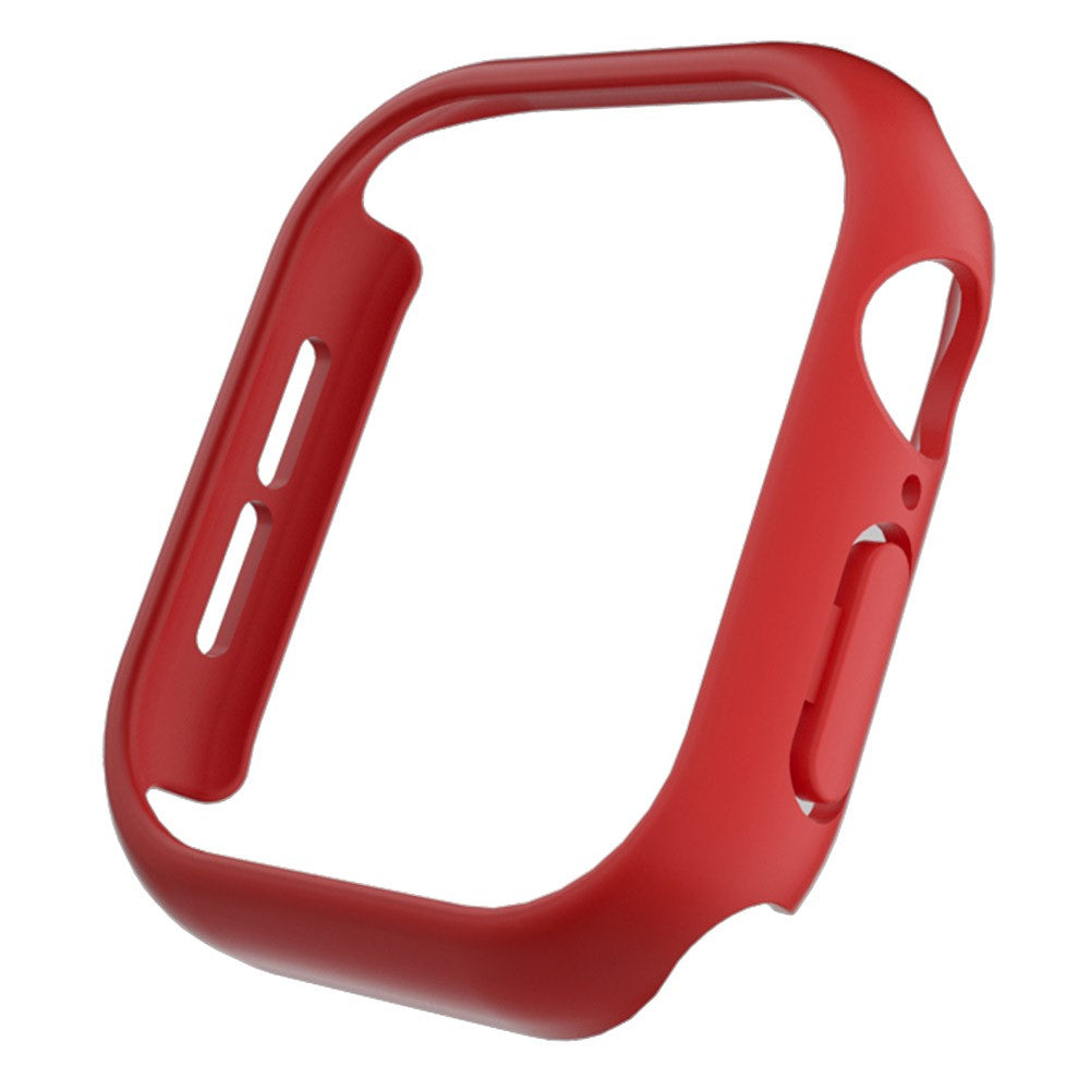 Apple Watch Series 10 46mm Case Matte Hollow Hard Bump Resistant Watch Protective Cover - Red#serie_8