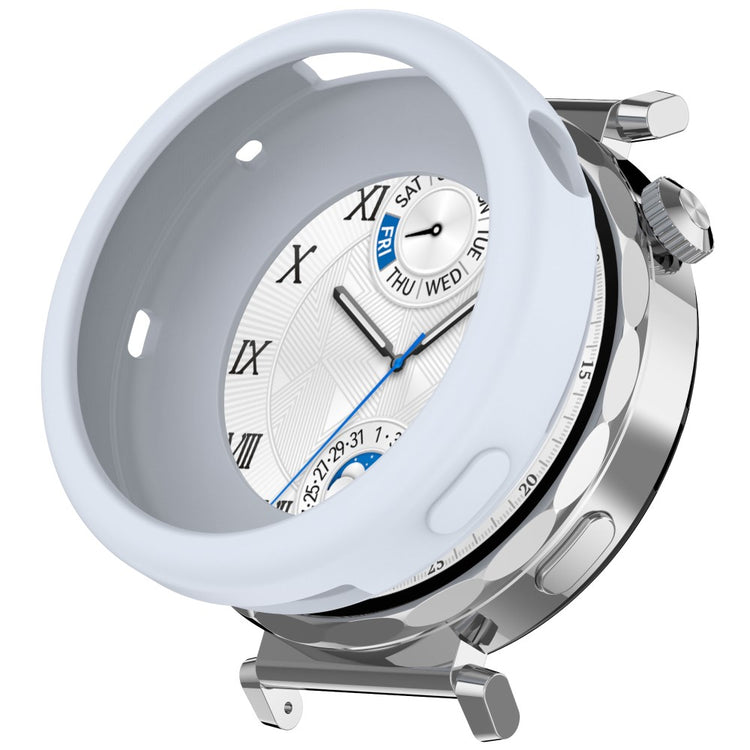 Huawei Watch GT 5 Pro 42mm Case Soft Silicone Protective Frame Cover - Baby Blue#serie_3