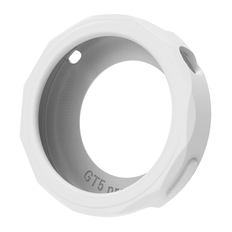 Huawei Watch GT 5 Pro 42mm Silicone Protective Case Smartwatch Shockproof Cover - White#serie_2