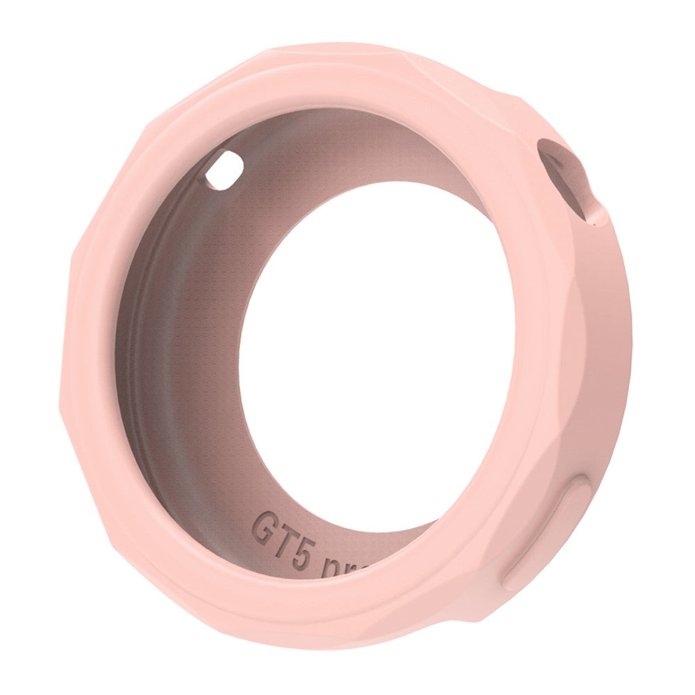 Huawei Watch GT 5 Pro 42mm Silicone Protective Case Smartwatch Shockproof Cover - Pink#serie_3