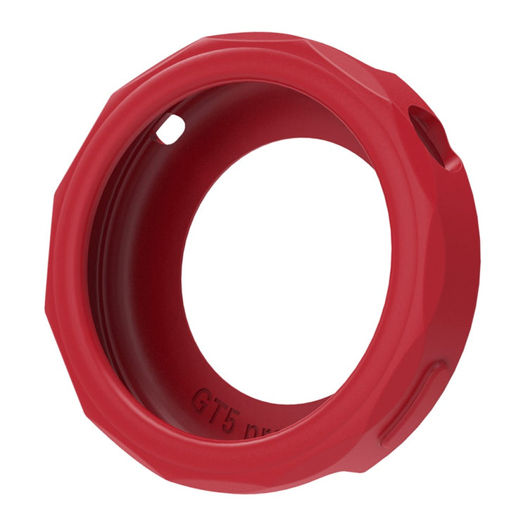 Huawei Watch GT 5 Pro 42mm Silicone Protective Case Smartwatch Shockproof Cover - Red#serie_5