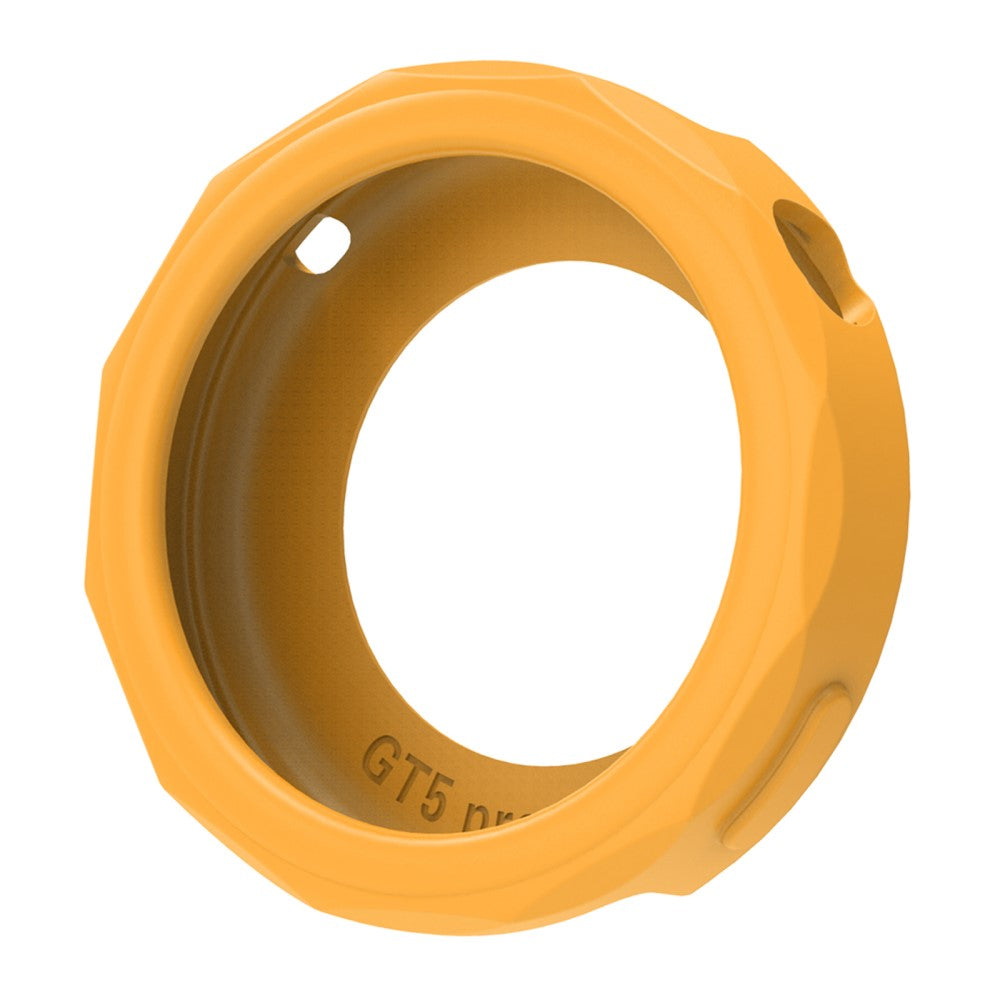 Huawei Watch GT 5 Pro 42mm Silicone Protective Case Smartwatch Shockproof Cover - Yellow#serie_6