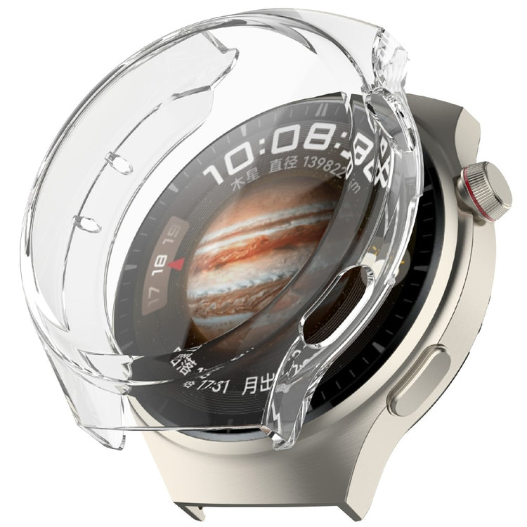 Huawei Watch 4 Flexible Watch Case Full Coverage Electroplating Protective Cover - Transparent#serie_8