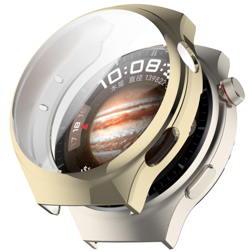 Huawei Watch 4 Flexible Watch Case Anti Scratch Full Coverage Protective Cover - Electroplate Light Gold#serie_1