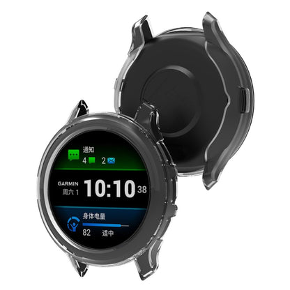 Gennemsigtig Silikone Bumper passer til Garmin Venu 3 - Lilla#serie_5