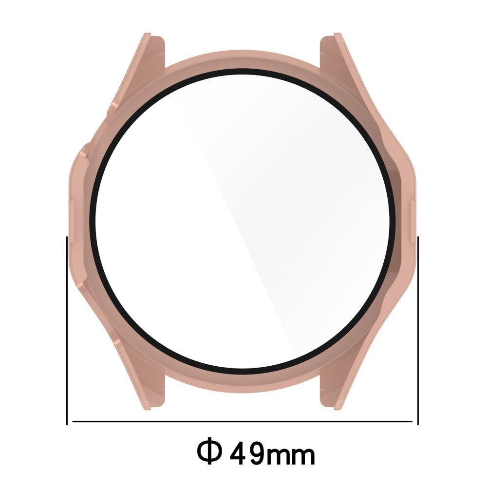 Meget Godt Cover med Skærmbeskytter i Silikone og Glas passer til Huawei Watch GT 4 46mm - Gennemsigtig#serie_5