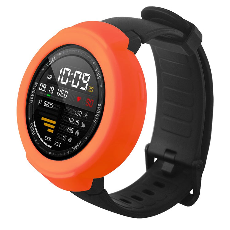 Beskyttende Silikone Universal Bumper passer til Amazfit Verge / Amazfit Verge Lite - Orange#serie_3