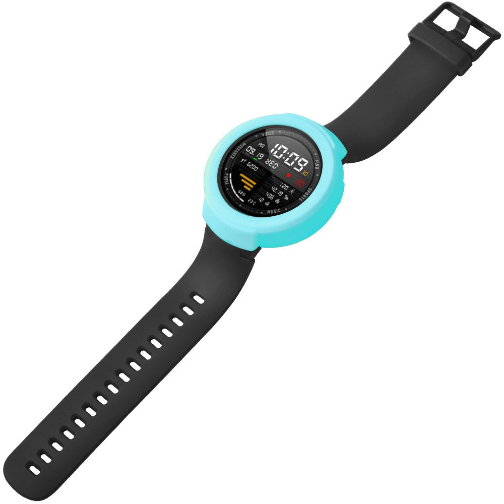 Beskyttende Silikone Universal Bumper passer til Amazfit Verge / Amazfit Verge Lite - Blå#serie_8