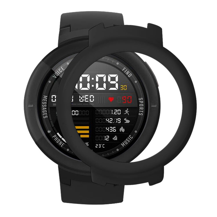 Beskyttende Silikone Universal Bumper passer til Amazfit Verge / Amazfit Verge Lite - Sort#serie_1