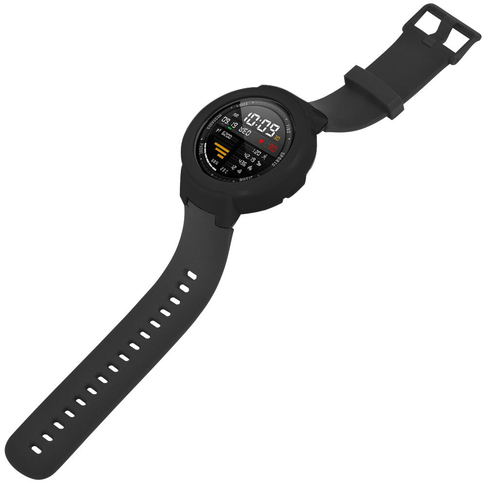 Beskyttende Silikone Universal Bumper passer til Amazfit Verge / Amazfit Verge Lite - Sort#serie_1