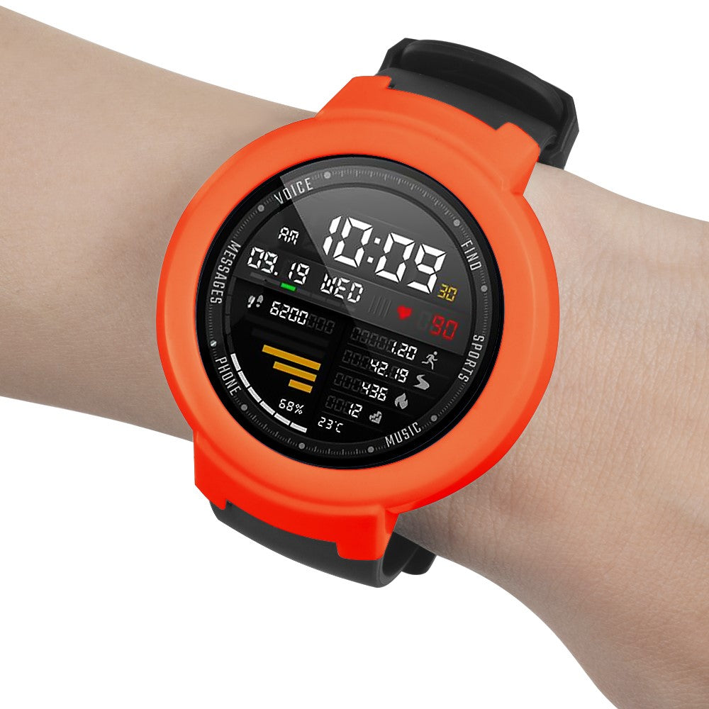 Beskyttende Silikone Universal Bumper passer til Amazfit Verge / Amazfit Verge Lite - Orange#serie_3