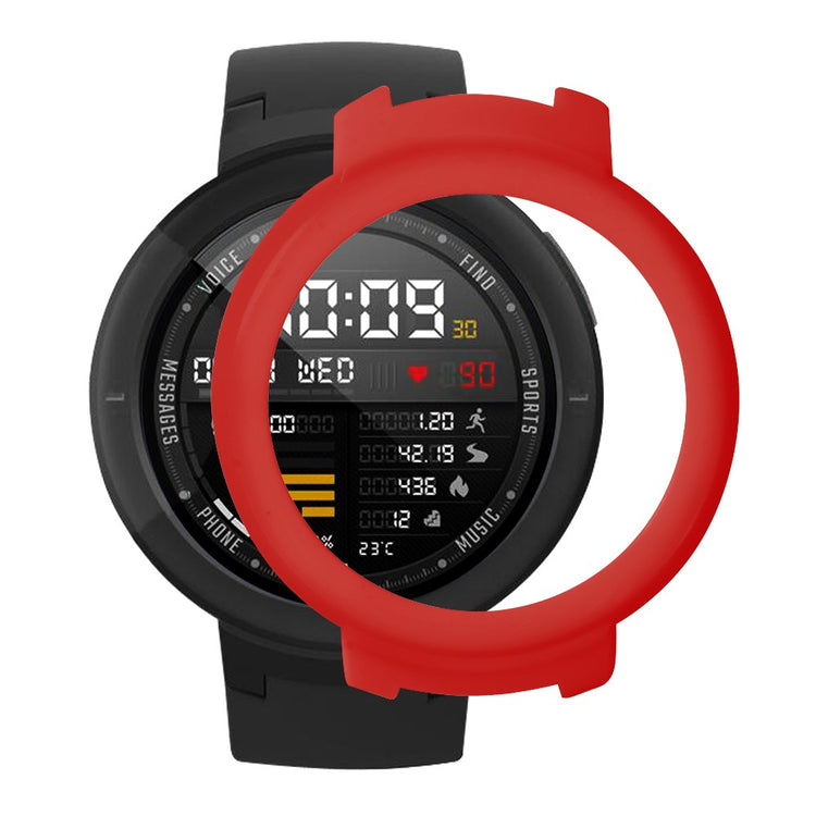 Beskyttende Silikone Universal Bumper passer til Amazfit Verge / Amazfit Verge Lite - Rød#serie_4