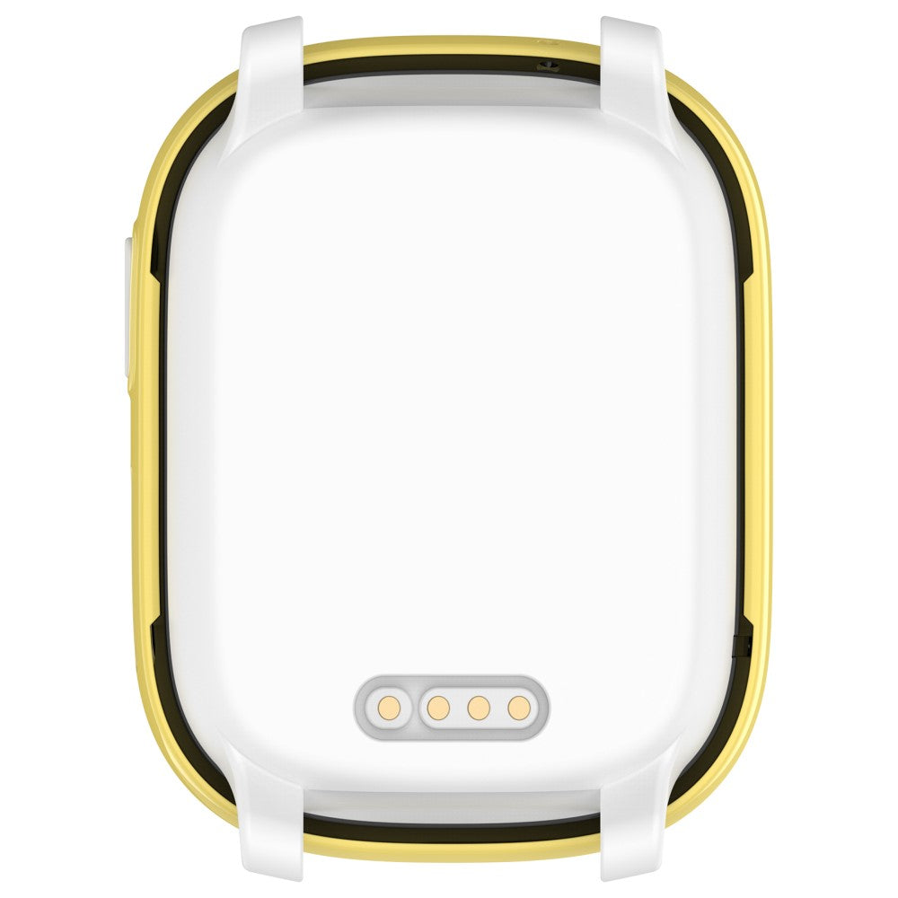 Meget Fint Cover med Skærmbeskytter i Glas passer til Xplora X6 Play - Gul#serie_3