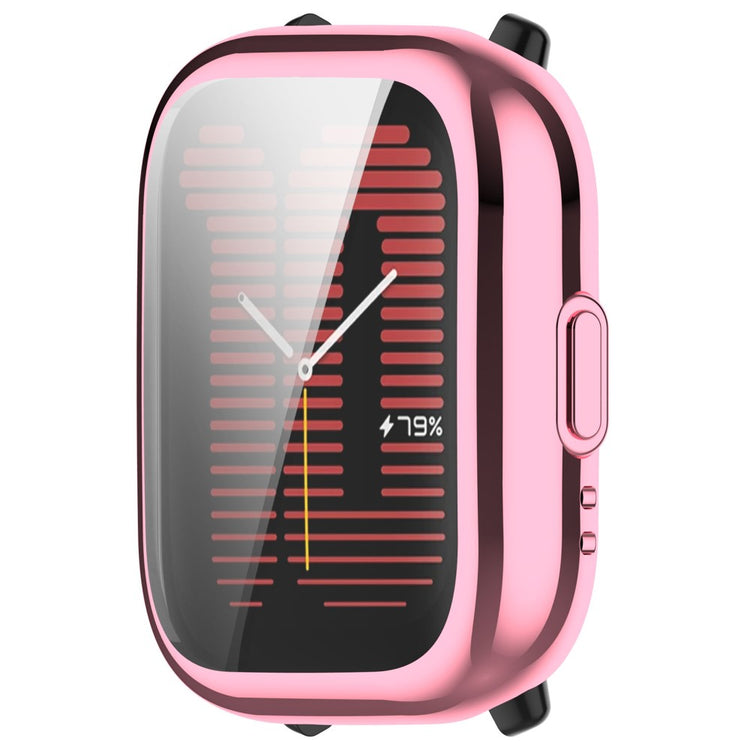 Rigtigt Flot Silikone Cover passer til Amazfit Active - Pink#serie_2