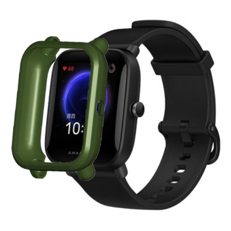 Fint Silikone Cover passer til Amazfit Bip U / Amazfit Bip 1 - Grøn#serie_8