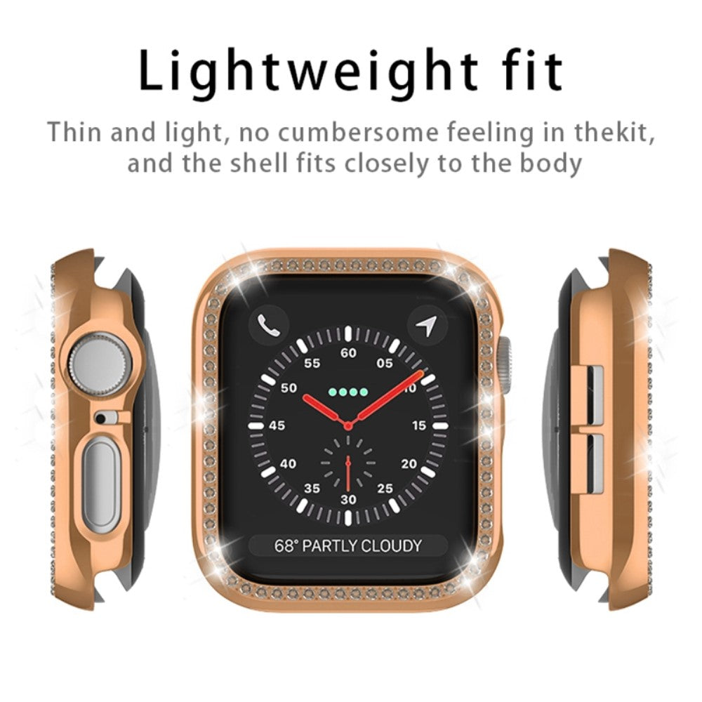 Rhinsten Og Glas Universal Rem passer til Apple Watch Ultra / Apple Watch Ultra 2 - Sølv#serie_2