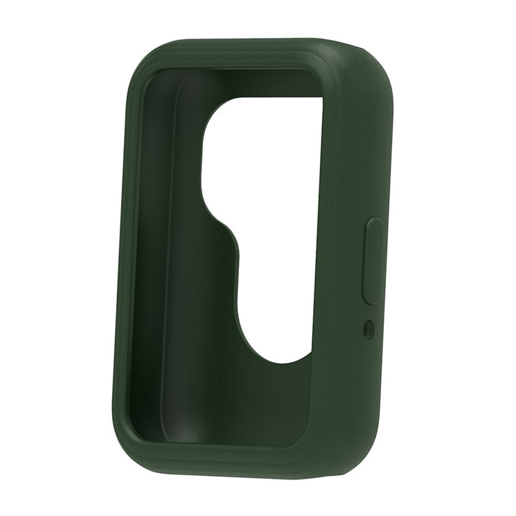 For Samsung Galaxy Fit3 Silicone Protective Cover Anti-Scratch Smart Watch Case - Army Green#serie_6