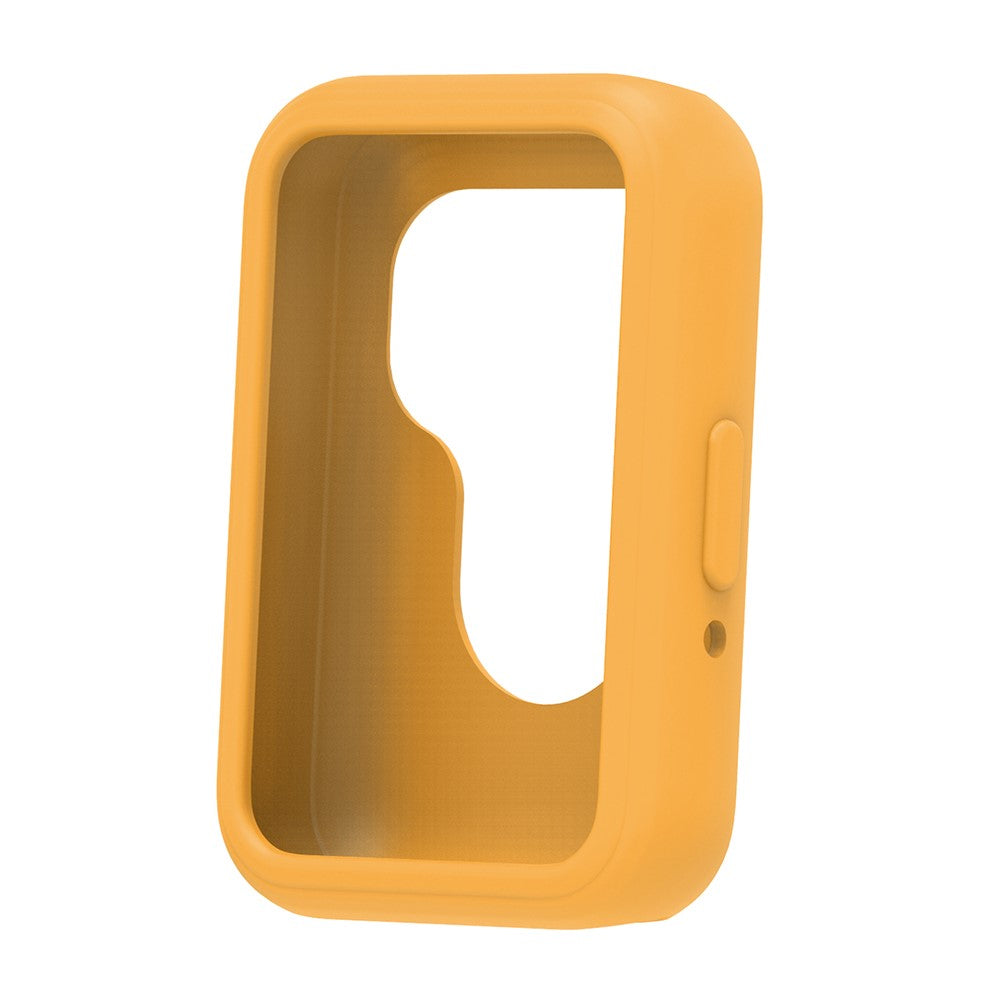 For Samsung Galaxy Fit3 Silicone Protective Cover Anti-Scratch Smart Watch Case - Yellow#serie_7