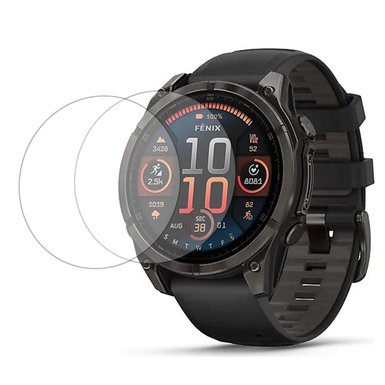 2-pack Garmin Fenix 8 47mm Screen Protector 2.5D HD Watch Screen Film#serie_1