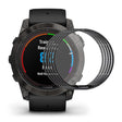 5szt Garmin Fenix 7X Pro Silikon / TPU Zakrzywione 3D Osłona ekranu