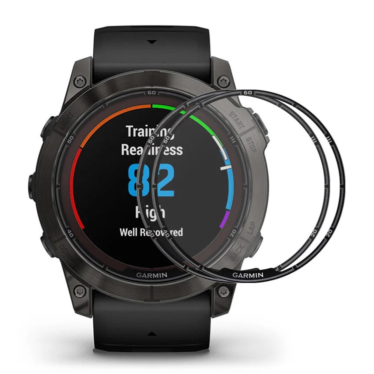 5stk Silikone 3D Kurvet Skærmbeskytter passer til Garmin Fenix 7X Pro - Gennemsigtig#serie_411