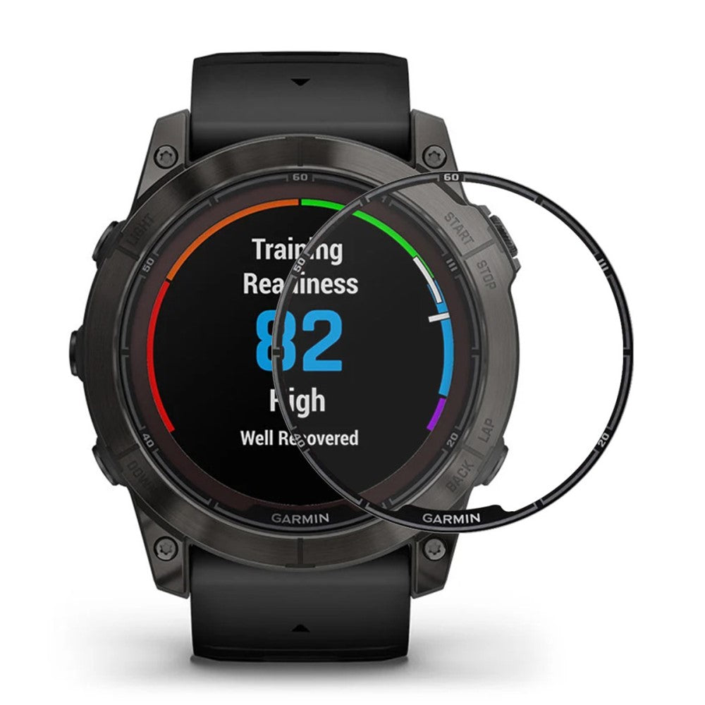 5stk Silikone 3D Kurvet Skærmbeskytter passer til Garmin Fenix 7X Pro - Gennemsigtig#serie_412