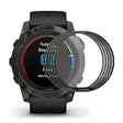 5szt Garmin Fenix 7X Pro Silikon / TPU Zakrzywione 3D Osłona ekranu