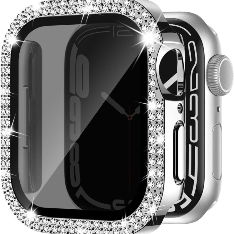 Mega Good Apple Smartwatch Universel Cover with Screen Protector in Rhinestone and Glass - Transparent#serie_1