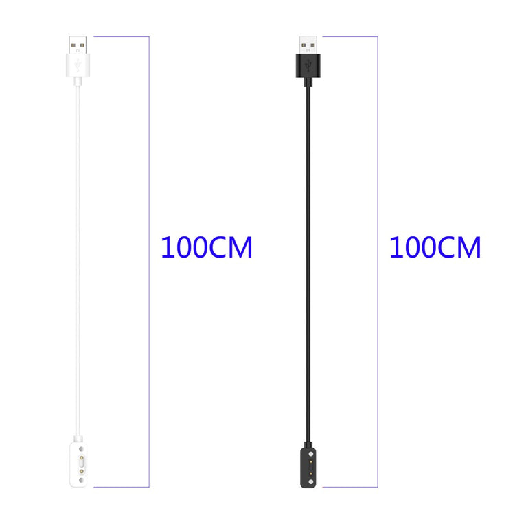 100cm Magnetisk USB Opladningskabel passer til Xplora X6 Play - Sort#serie_2