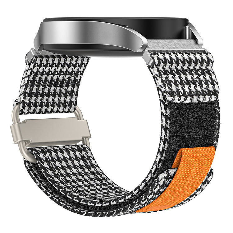 Supercool Nylon Universal Rem passer til Samsung Smartwatch - Sort#serie_3