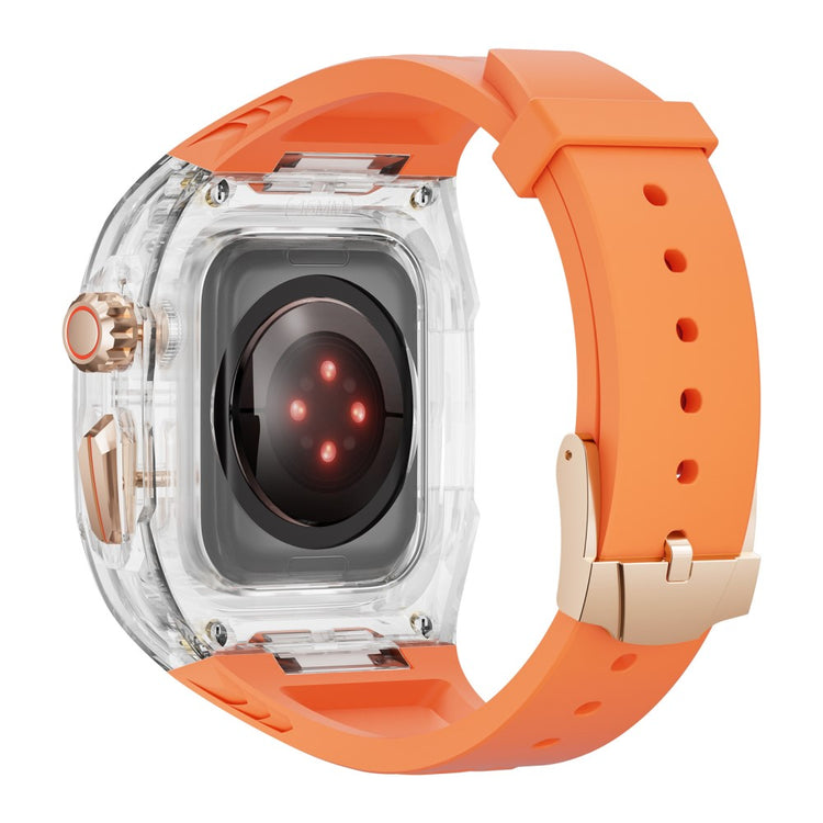 Rigtigt Cool Silikone Universal Rem passer til Apple Smartwatch - Orange#serie_1