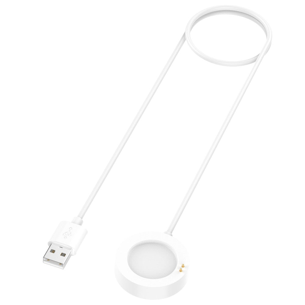 100cm Plastic And Silicone Smartwatch Magnetic Charger - White#serie_2