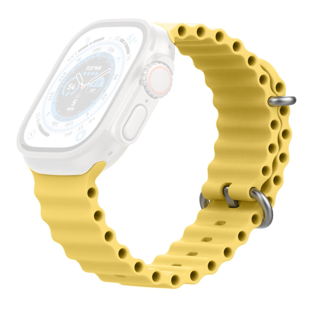 Mega Delightful Apple Smartwatch Silicone Universel Strap - Yellow#serie_2