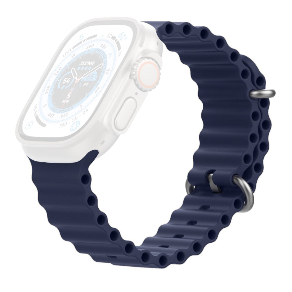 Mega Delightful Apple Smartwatch Silicone Universel Strap - Blue#serie_5