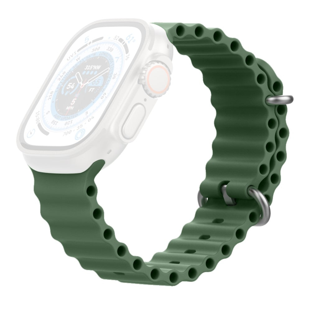 Mega Delightful Apple Smartwatch Silicone Universel Strap - Green#serie_6