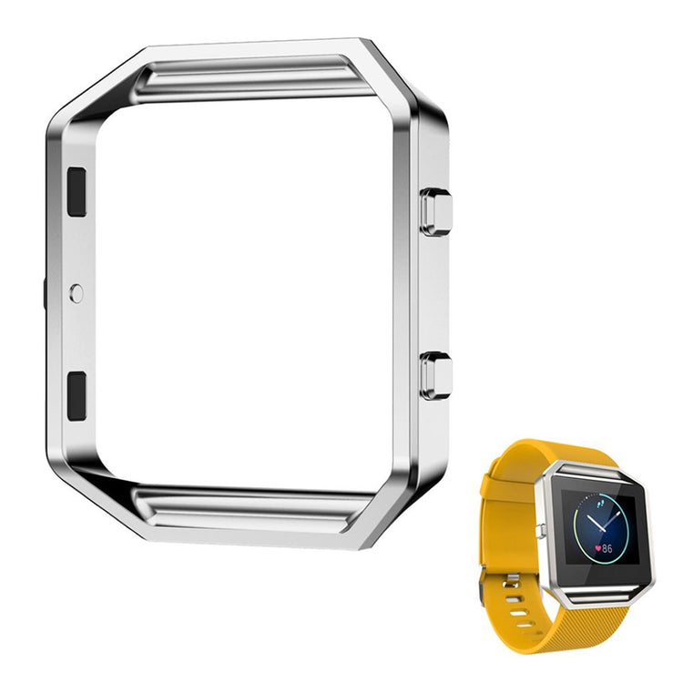 Alle Tiders Fitbit Blaze Metal Cover - Sølv#serie_3