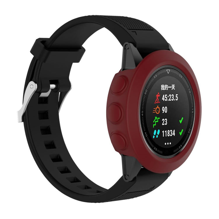 Meget Fed Garmin Fenix 5X / Garmin Tactix Charlie Silikone Cover - Rød#serie_5