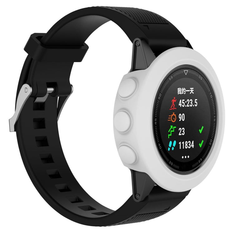 Meget Fed Garmin Fenix 5X / Garmin Tactix Charlie Silikone Cover - Hvid#serie_7