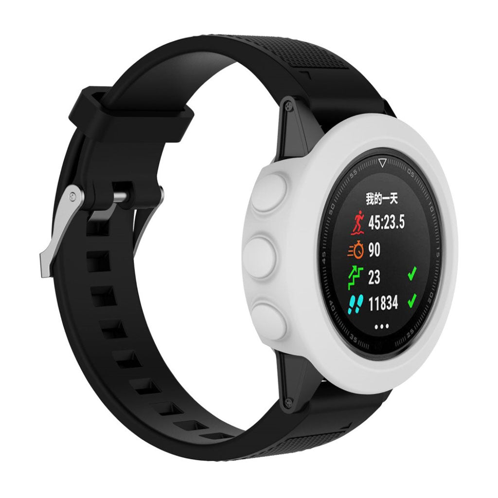 Meget Fed Garmin Fenix 5X / Garmin Tactix Charlie Silikone Cover - Hvid#serie_7