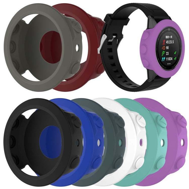 Meget Fed Garmin Fenix 5X / Garmin Tactix Charlie Silikone Cover - Sort#serie_8