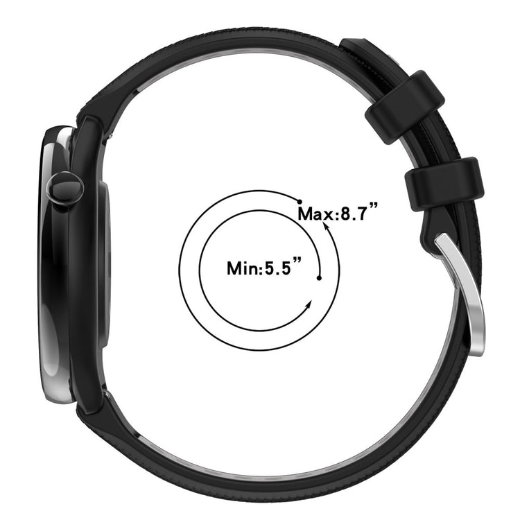 Mega Fint Silikone Universal Rem passer til Smartwatch - Hvid#serie_3