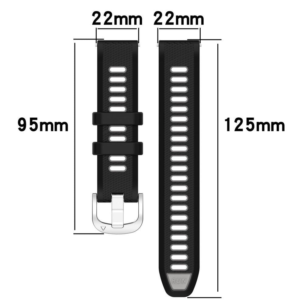 Mega Fint Silikone Universal Rem passer til Smartwatch - Blå#serie_8